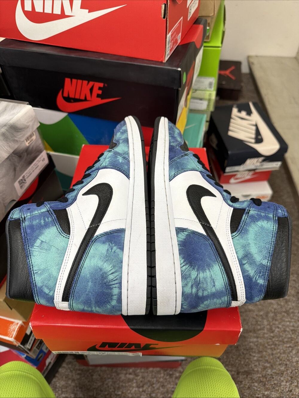 Size 12 - Air Jordan 1 Retro OG High Tie-Dye W BB